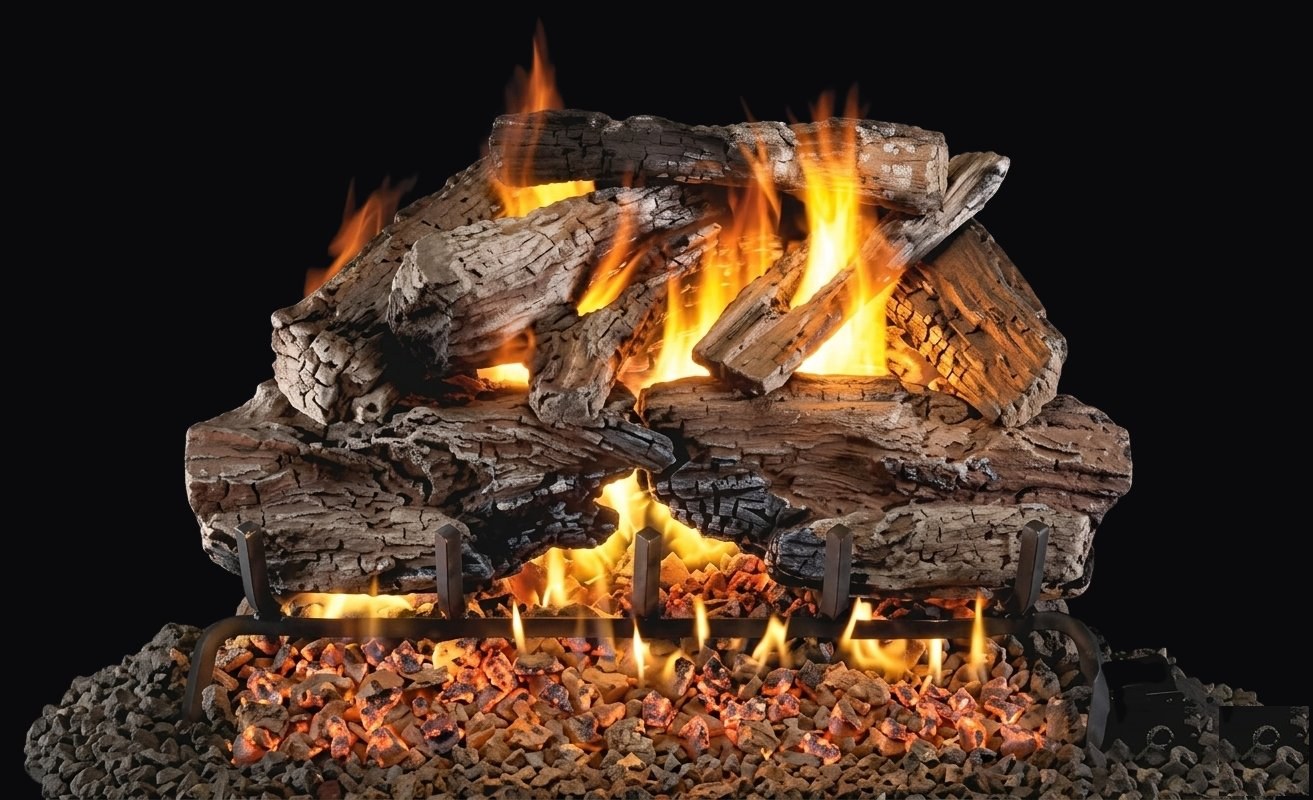 Real-Fyre Classic charred oak gas log set